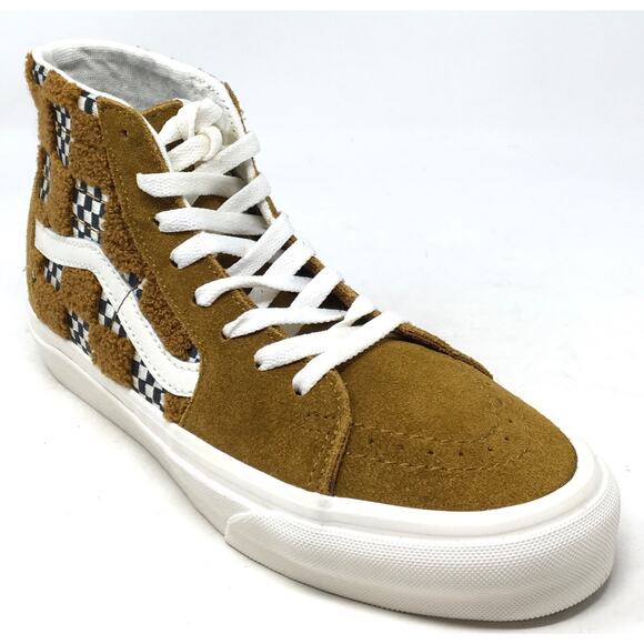 Vans Sk8-Hi Reissue Tapered Sneakers Womens Size 8 Multi Check High Top 721356 - Picture 1 of 7